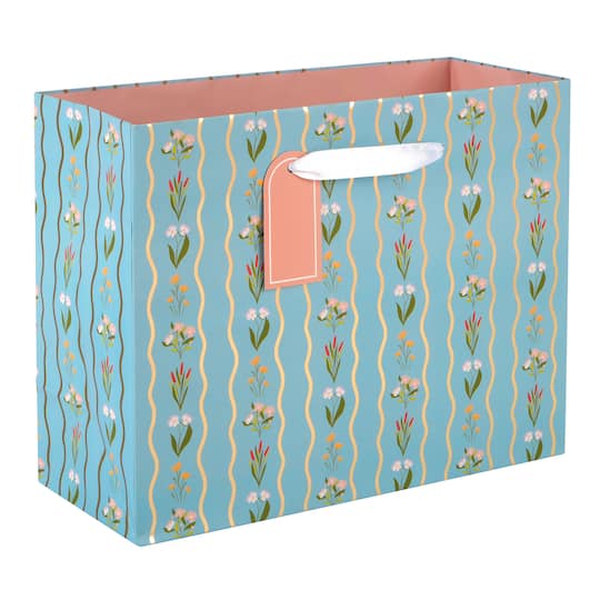 Medium Floral Stripes Gift Bag by Celebrate It™